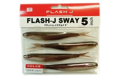 Fish Arrow Flash-J Sway 5inch 4piece #F07 WAKASAGI/SILVER