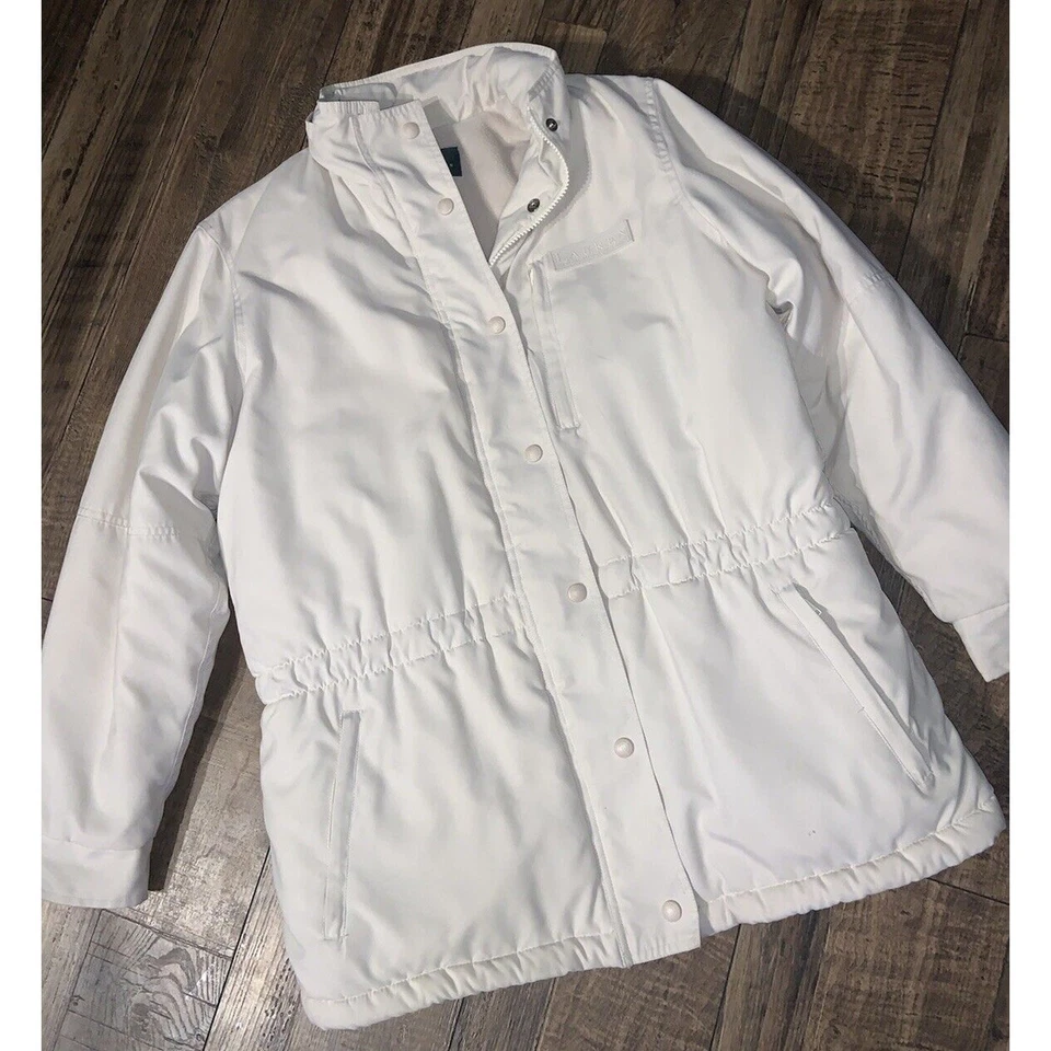 Chaqueta Parka Vintage Lauren Ralph Lauren Crema Foto 3 de 4