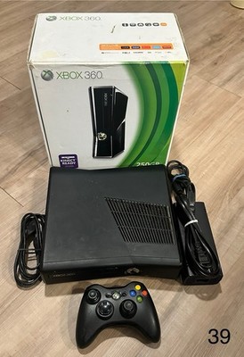 Microsoft Xbox 360 250GB Console & Controller With Cords - Black