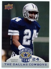 2009 UD America's Team Everson Walls #48