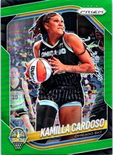 2025 Panini Prizm WNBA #89 Kamilla Cardoso Green Prizms