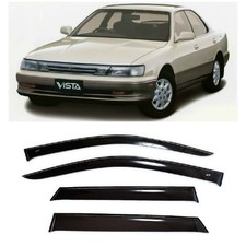 Tape-on Window Visors Rain Guards Fit Toyota Vista V30 1990-1994 Wind Deflectors