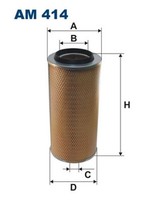Luftfilter Filtron AM 414 Filtereinsatz FüR VW Renault 35 LT 28 281 363 55 40 DW