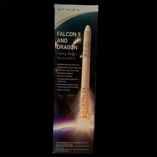 Spacex Falcon 9 & Dragon Flying Model Rocket Kit