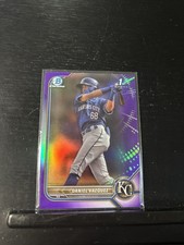 2022 Bowman Chrome - Prospects Daniel Vazquez #BCP-199 Purple Refractor /250...