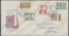 LS74588 Netherlands 1955 summer stamps FDC used