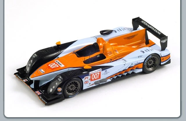 Miniature Spark Aston Martin Vantage Gulf N°60 - Le Mans 2011 - 1/43 Résine - MIB