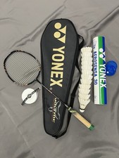 Yonex NanoSpeed 9900 Badminton Racket With Bag Shuttlecocks New Grip Tape