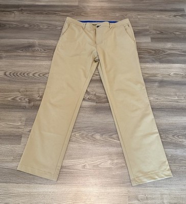 Twillory Tailored Fit Performance Tan Technical Chino Golf Pant Men s 36 X 31