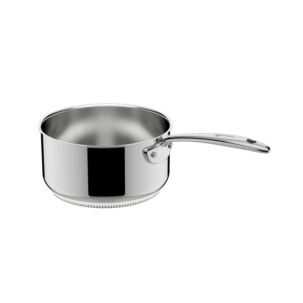 Casserole Accademia Lagofusion 20 cm inox, finissez-en avec les sauces brûlées et le fond attaché