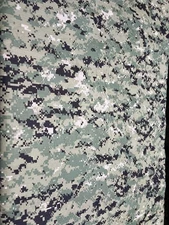 AOR2 NWU III NAVY LOGO NYLON DIGITAL CAMO MILITARY EPSILON FABRIC BY YARD 62”