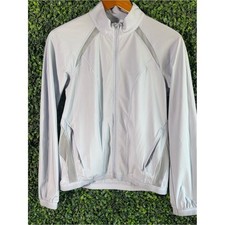 Lululemon Mesh Panel Full Zip Track Jacket Light Blue Size 4
