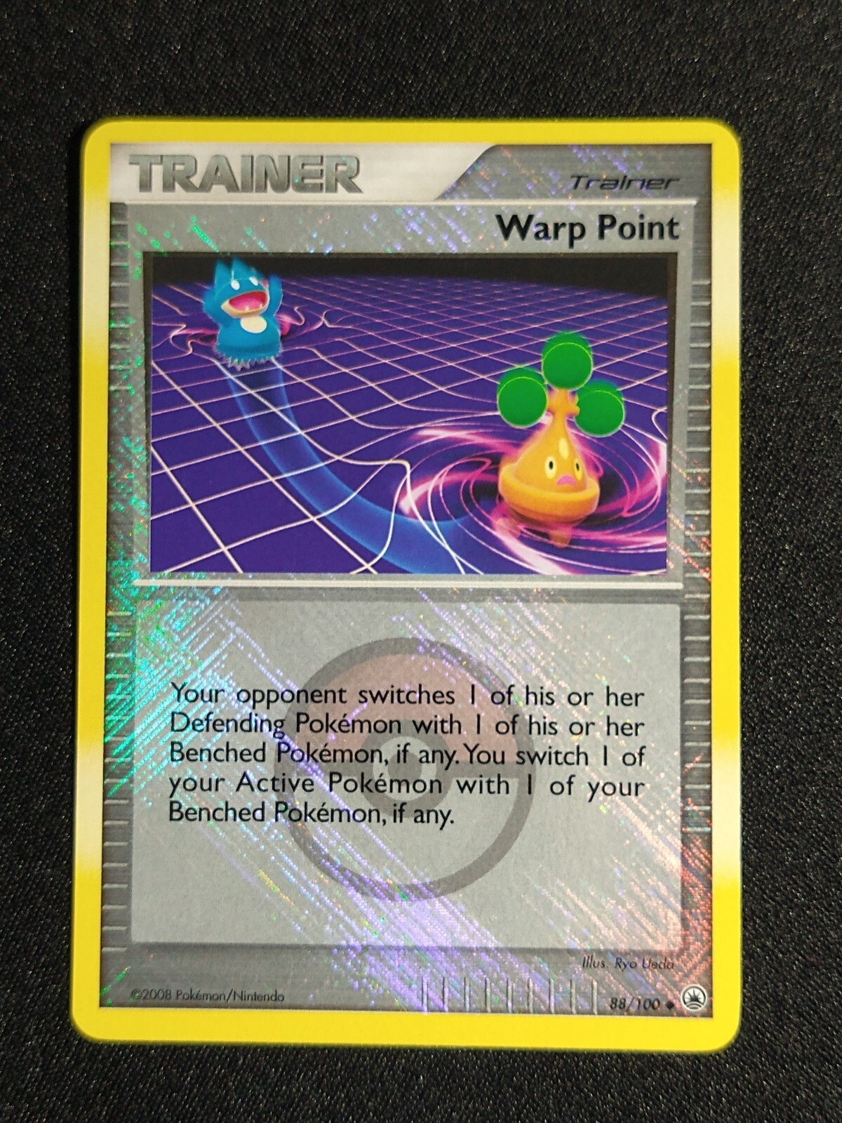 Pokémon Warp Point 88/100 Cross Hatch Holo League Promo NM