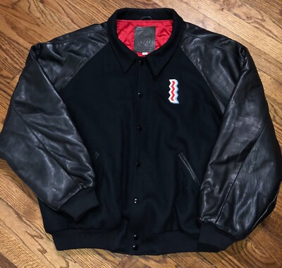 1990s varsity crew jacket st ides malt liquor wu tang vtg 90s rap 