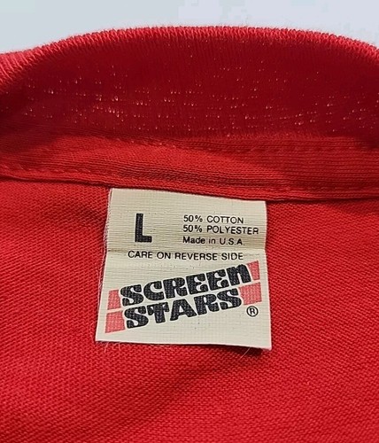 Screen Stars Paper Thin T-Shirt Pizza Hut Run CA 1987 Size Large NOS 80s - Picture 5 of 17