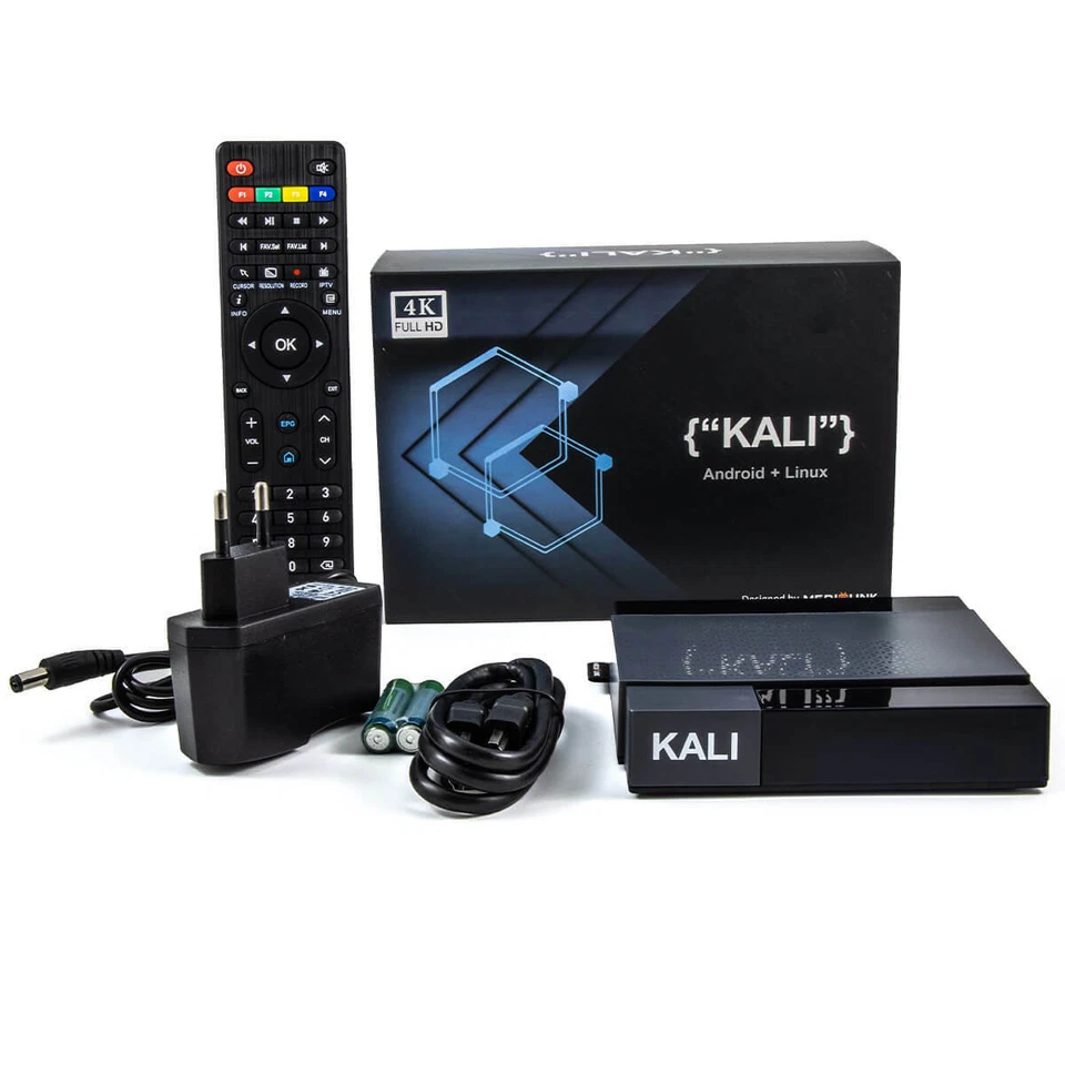 Medialink KALI 4K IPTV Box H.265 2xUSB WiFi 2.4 GHz Android Smart TV Online 2 - Bild 2 von 4
