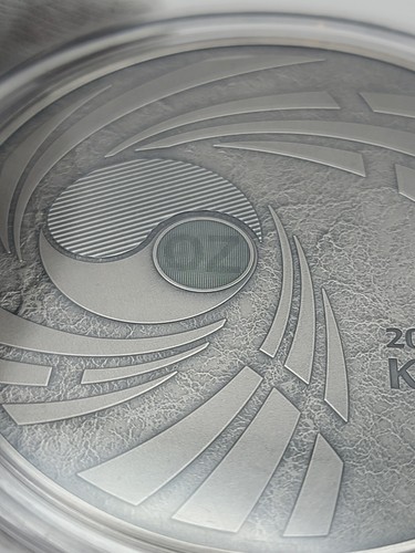 Taekwondo 2021 10 oz coreano .999 argento fine tondo antico KOMSCO come nuovo - Foto 13 di 13