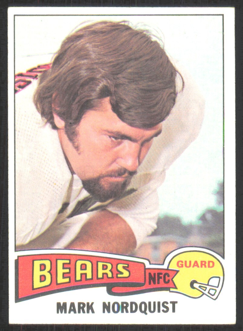 1975 Topps Mark Nordquist Chicago Bears #337