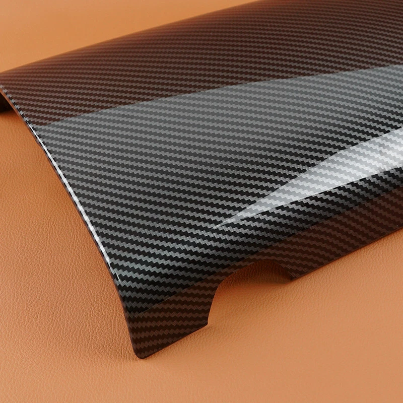 Cubierta de caja de reposabrazos central con textura de carbono para Mercedes Benz Clase S W222 2014-2019 Foto 4 de 4