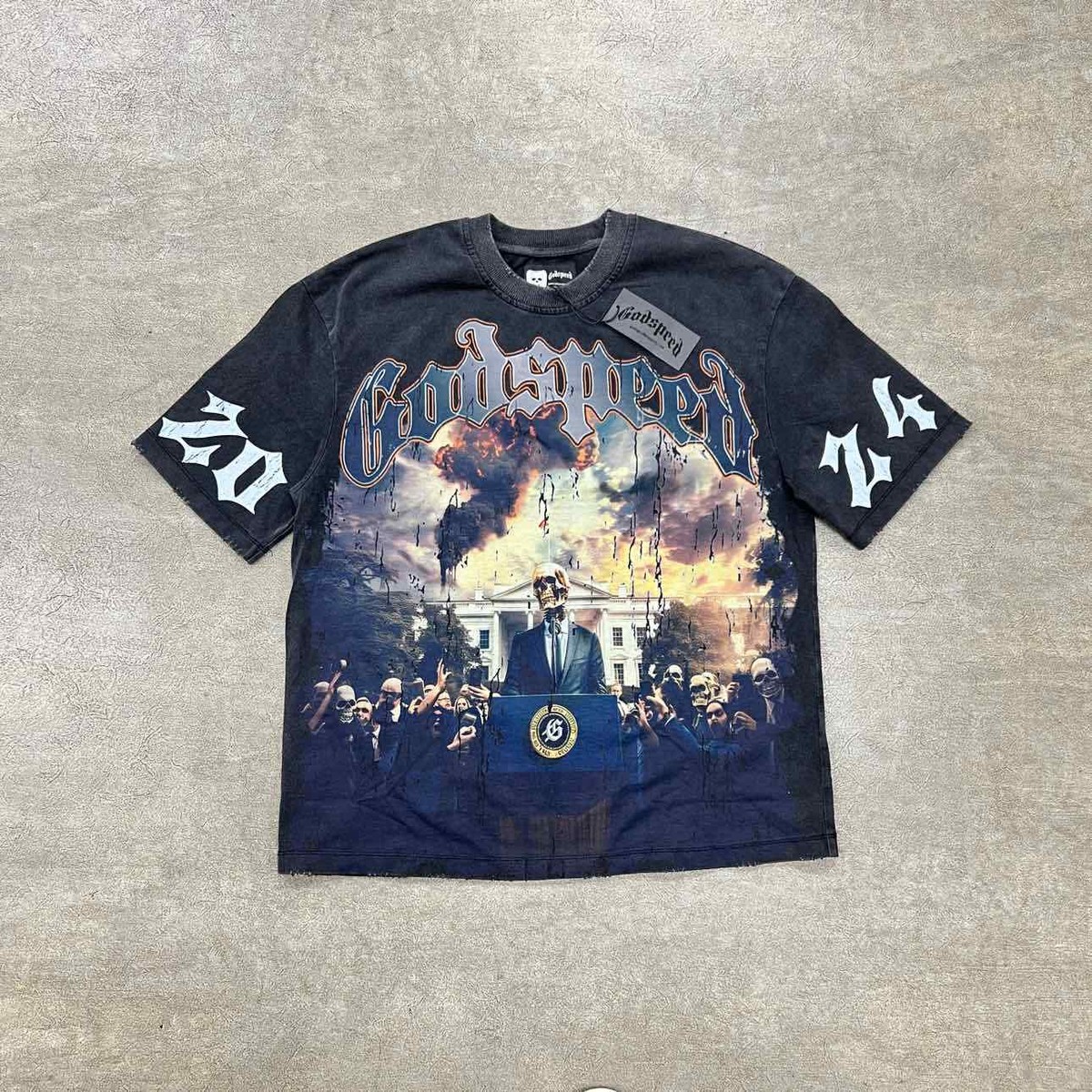 氣志團 Tシャツ GOD SPEED You Saturday night 氣志團 Tシャツ GOD SPEED You Saturday night Godspeed You