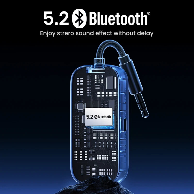 UGREEN Adattatore Bluetooth 5.2 Jack 3.5mm - Trasmettitore Ricevitore 2in1 Per Aereo, Auto, TV, 28h Autonomia - Foto 8