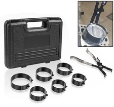 940387 Piston Ring Compressor Tool Set For 2-7/8" to 4-3/8" Car Diesel Engines