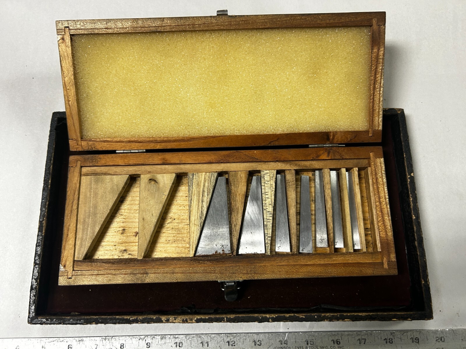 MACHINIST TOOL LATHE MILL Machinist Angle Gage Set Up Blocks in Case