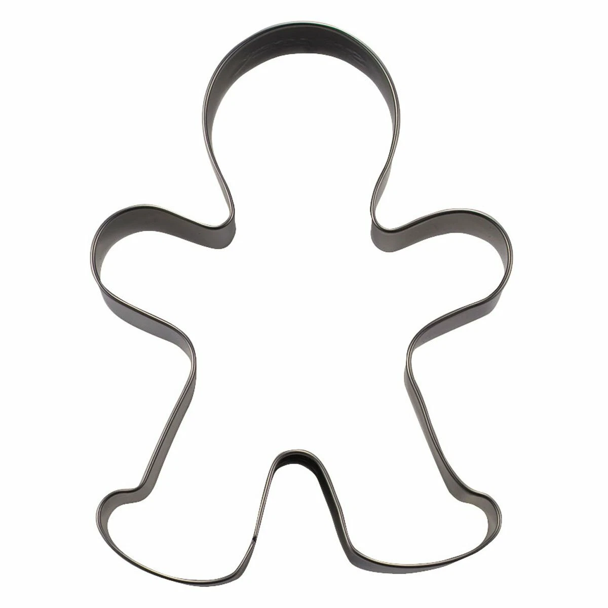 Chef Aid Set 3 Formine Per Biscotti Omino Di Pan Di Zenzero - Acciaio Inox, Misure 10,5 Cm, 8 Cm, 6,5 Cm