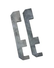 Skid Steer Quick Attach Lower Plate Weld On 3/8" diameter, Fits Bobcat