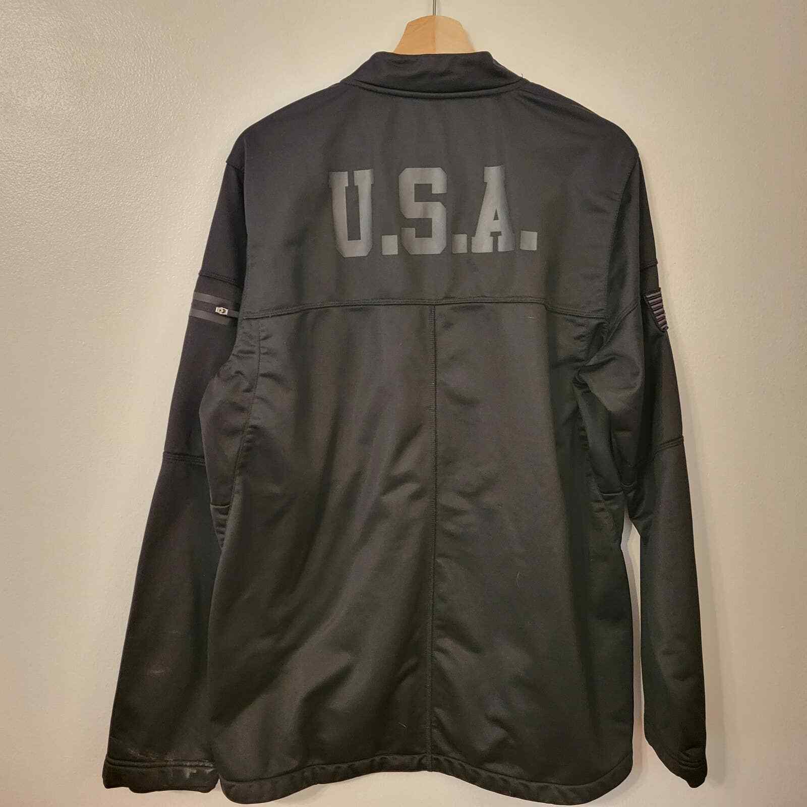 Army Performance American Flag Pullover Jacket L - image 8
