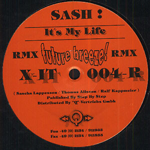 Sash! - It's My Life (10'') (Very Good (VG)) - 2638104801