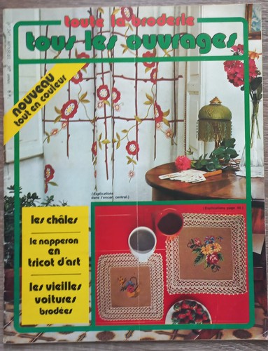 album ancien TOUS LES OUVRAGES BRODERIE n° 2 - 1991