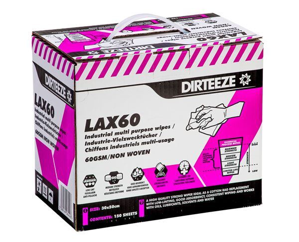 Dirteeze LAX60 Wipes (150 Wipes)