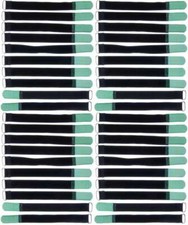 40 x Cable Hook and Loop 20cm x 20mm Dark Green Hook and Loop Hook and Loop Cable Ties Tape