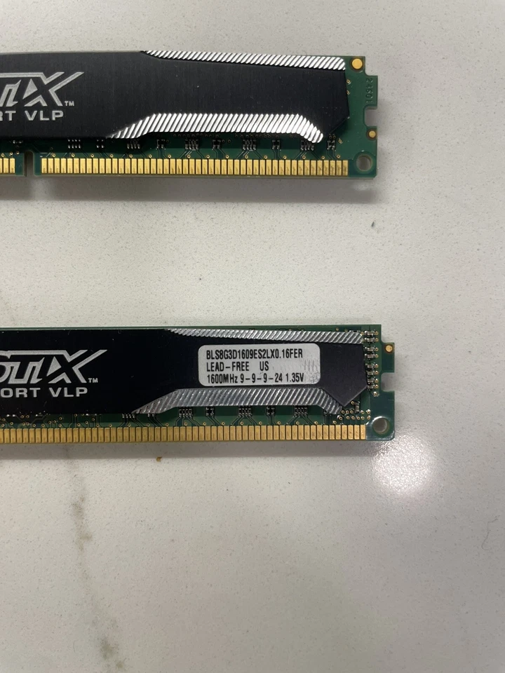 Ballistix Sport Crucial UDIMM Memory 16gb Kit 8GB X2 - Image 2 of 3