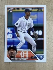2023 Detroit Tigers ROOKIE Brendon Davis Topps Series Two ROOKIE CARD #494