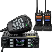 GMRS Radio Communication SolutionsRa25 Mobile Transceiver Radio(1 Pack) with GM