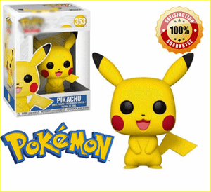 Funko-Pop-Games-353-Pokemon-Pikachu-Vinyl-Figure-with-Box-Toy-Pikachu-NEW