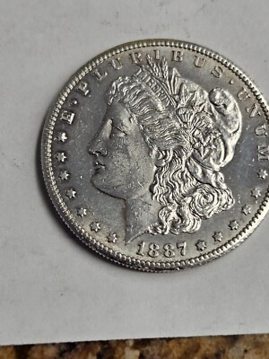 1887-S MORGAN SILVER DOLLAR *PLish Looking*