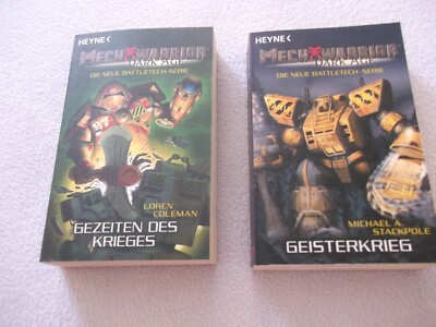 Mechwarrior DARK AGE M. Stackpole Geisterkrieg + L. Coleman Gezeiten des Krieges