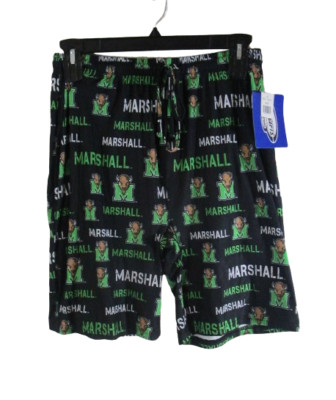 NWT Concepts Sport Marshall Thundering Herd Midfield Lounge Shorts 2XL Black