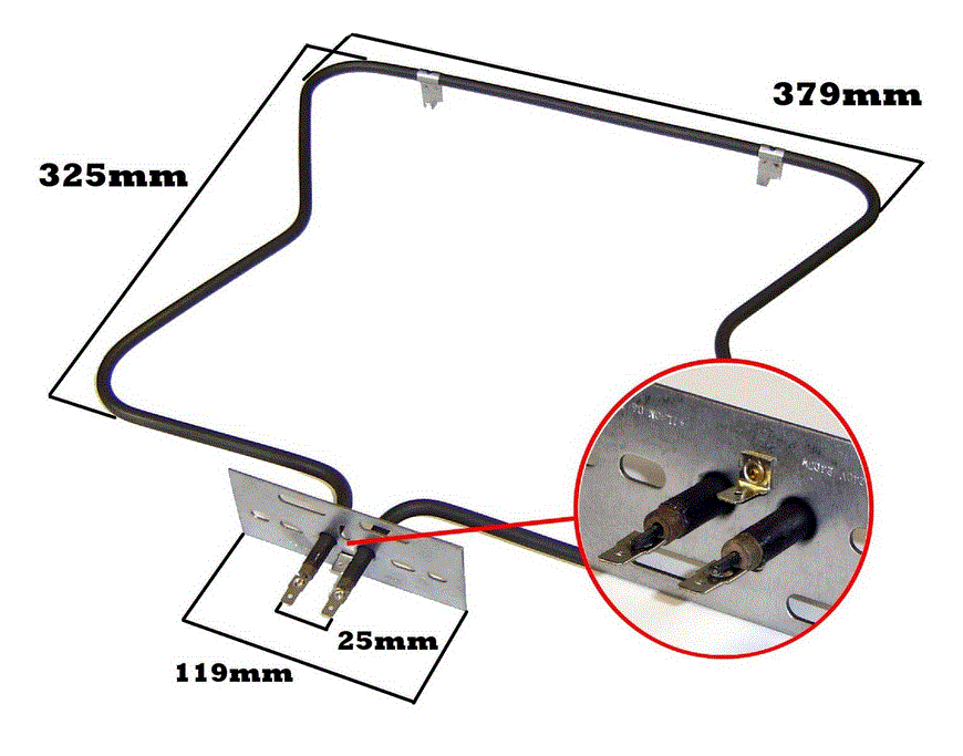 EXPRESS SIMPSON OVEN ELEMENT BOTTOM RCD26L 61621210 61618350 61605260