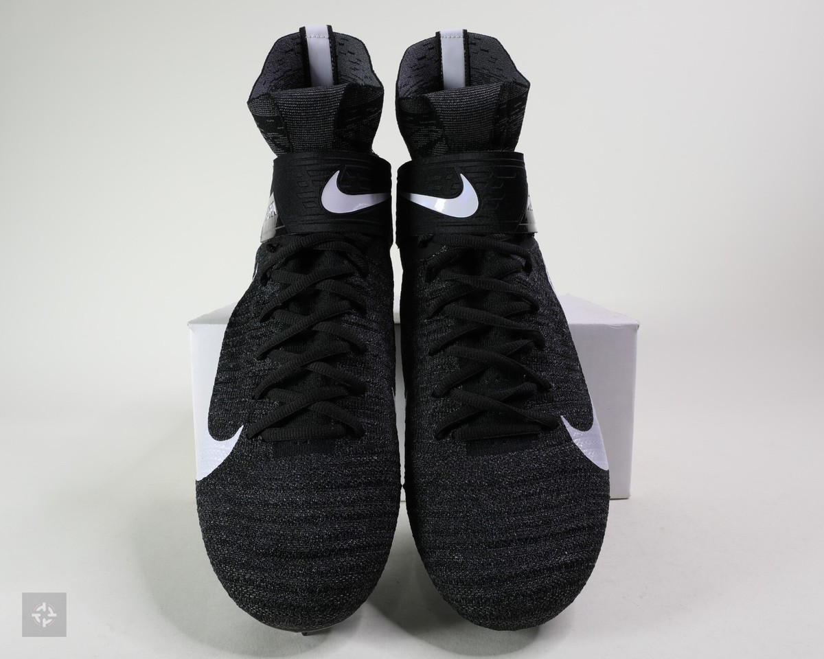Nike Alpha Menace Elite 2 Men\'s 13.5 Football Cleats Black/Grey BV3298-001 Nike Alpha Menace Elite 2 Wide Black Football Cleats Sz 10W  main image 2