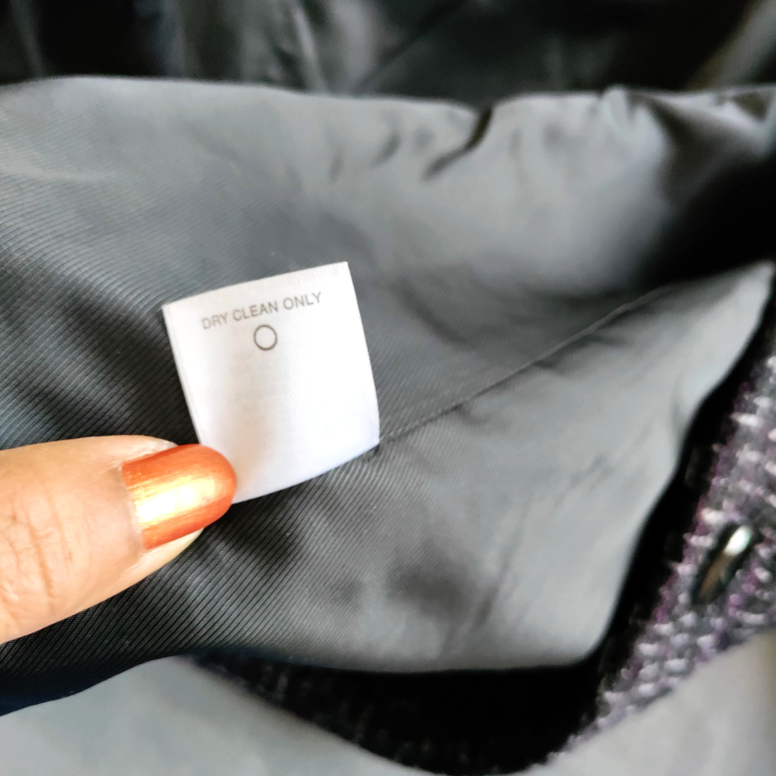 Nordstrom Classiques Entier Women Tweed Jacket Blazer Open Front M Office Casual