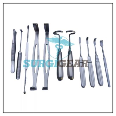 DANIEL GUBISCH RIB HARVEST SET OF 11 Pcs, Plastic Surgery Instruments