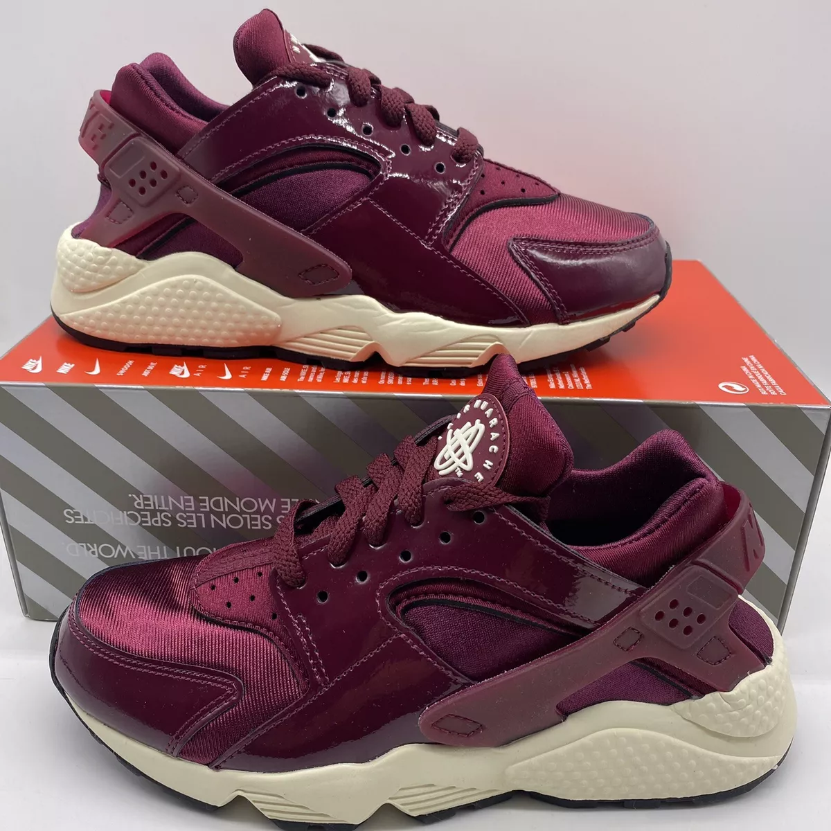 Nike air 2025 huarache dark red