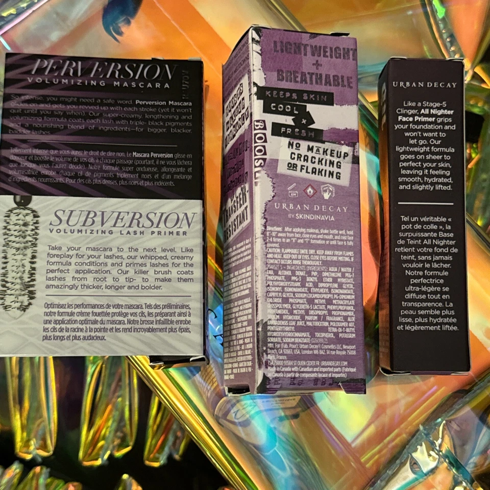 Urban Decay 15ml Primer, Foundation Grip 5ml & Perversion Mascara 4ml Gift Set - Image 3 of 4