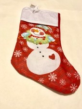 Holiday Christmas Stocking "Snowman"