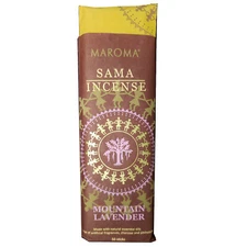 Maroma Mountain Lavender Sama Incense, 50 Sticks