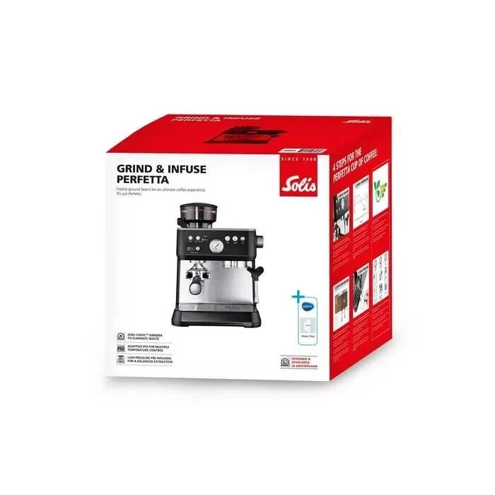 Solis Perfetta Espressomaschine - Vatertagsgeschenk für Kaffee-Enthusiasten - UK - Bild 3 von 4